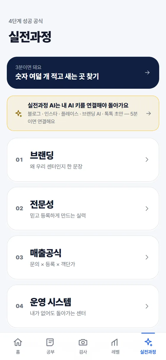 4단계 성공 공식